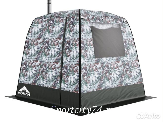Мобильная баня Морж 1 окно камуфляж