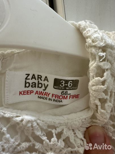 Платье на малышку Zara