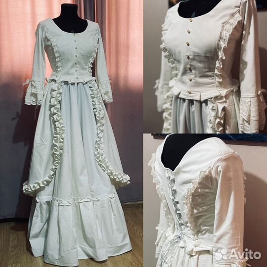 Платье с чепцом