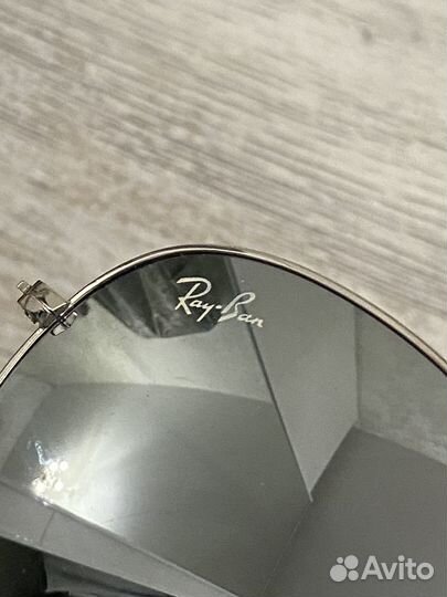 Солнцезащитные очки ray ban aviator зеркальные