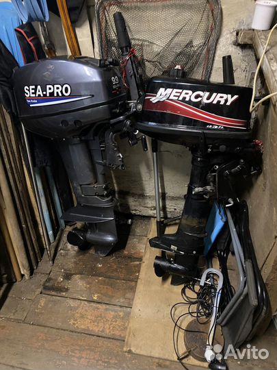 Мотор и лодка