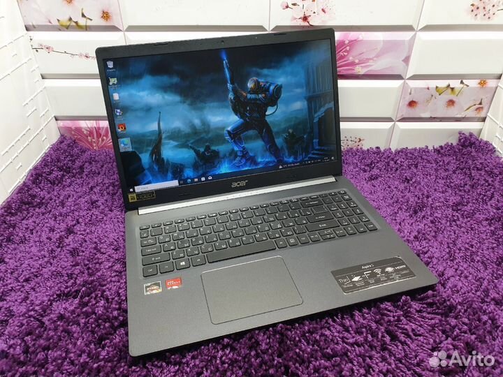 Мощный ноутбук Acer IPS экран AMD ryzen