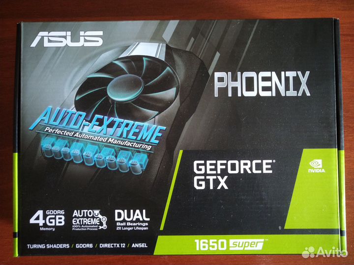 Asus GeForce GTX 1650 super phoenix OC