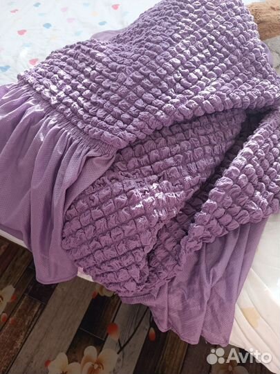 Покрывало на угловой диван