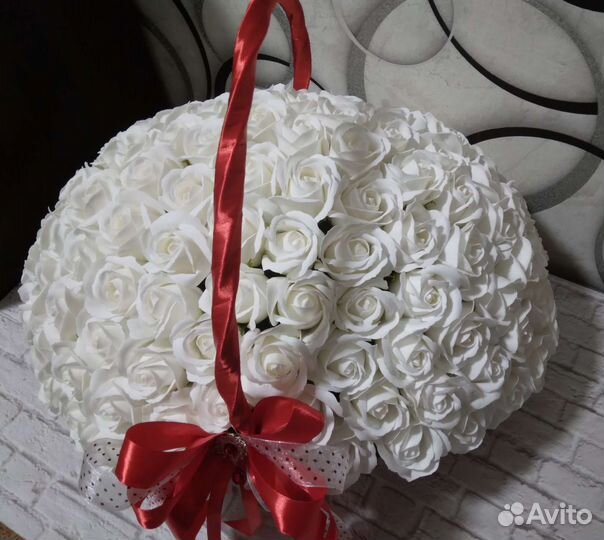 Букет из мыльных цветов,123 розы,букеты,цветы