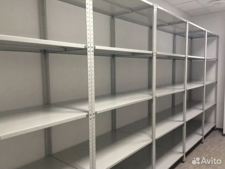 Металлический стеллаж для офисов и магазина