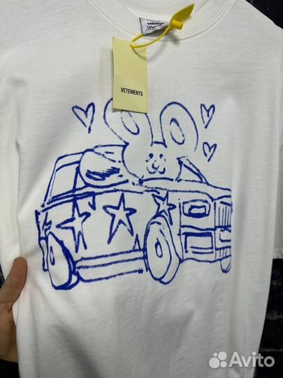 Футболка Vetements Rabbit