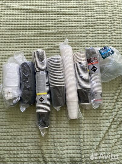 Крафт пакеты, стаканы, трубочки