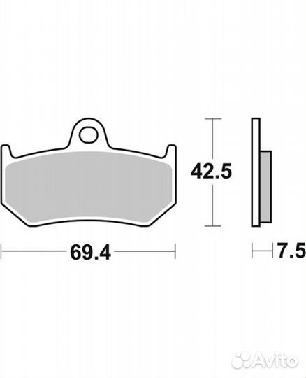 Тормозные колодки MV agusta Brutale, F4