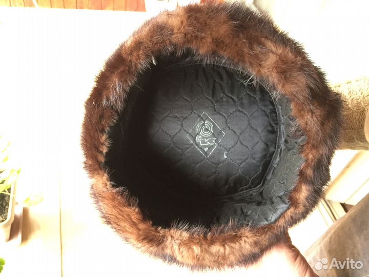 Шапка норковая мужская (размер 59)