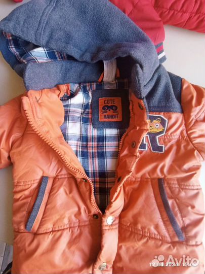 Куртки демисезон весна-осень 86-98