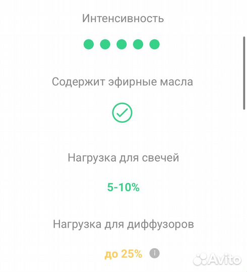 Отдушка для свечей Кашемировое дерево 104 гр