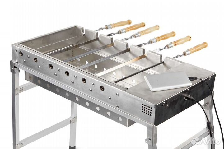 Автоматический мангал с электроприводом