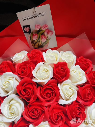 Мыльные букеты 101 роза букеты от 9 до 251 розы