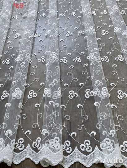 Тюли новые 14 вариантов вышивки