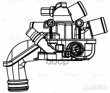 Термостат для а/м PSA 308 11/C4 10- 1.6i AT