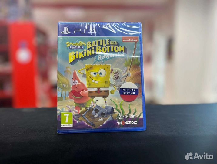 Диск PS4 Sponge Bob (Новый)