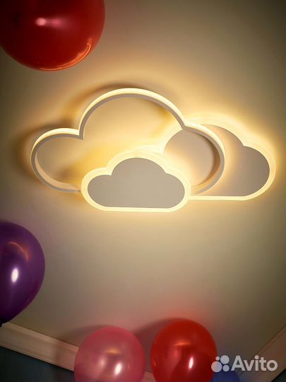 Люстра светодиодная потолочная белая