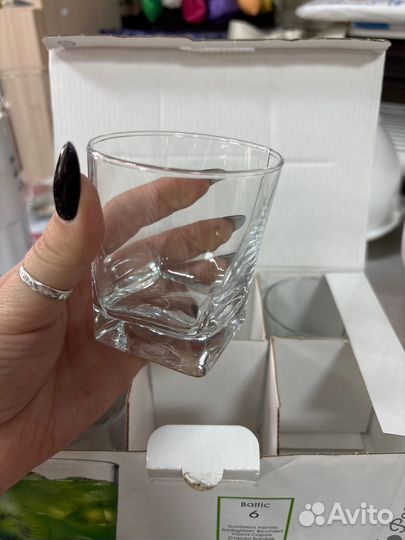 Рюмки бокалы стаканы новые