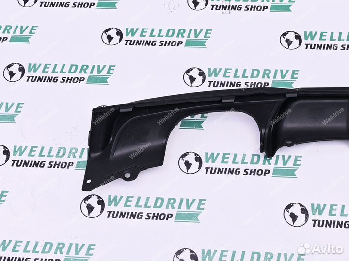 Диффузор BMW 3 F30 F31 матовый 2+2