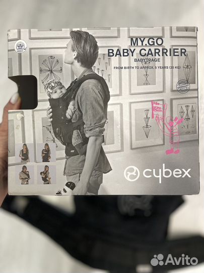 Рюкзак переноска кенгуру cybex my.go baby carrier