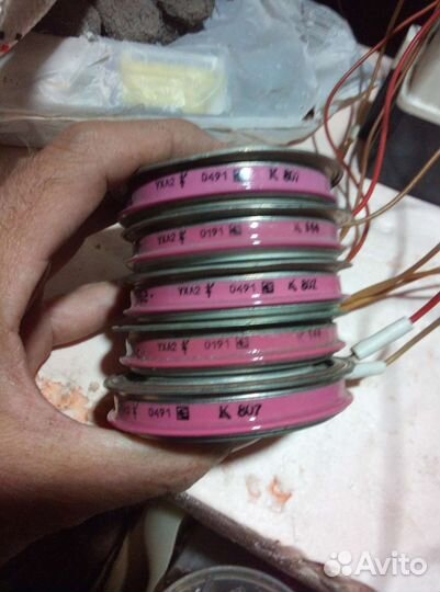 Силовые диоды В-200, тиристоры Т-153, Т-143