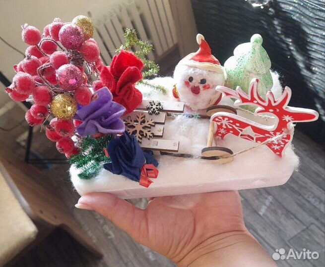 Зимняя поделка