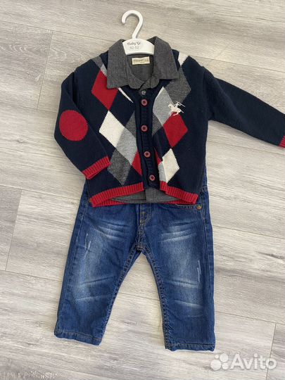 Одежда на мальчика 9-12мес