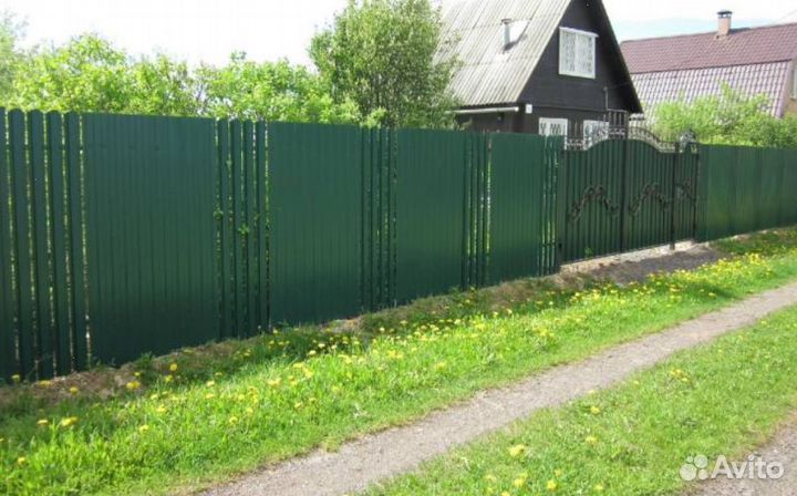 Забор из профнастила,ворота, калитки качественно