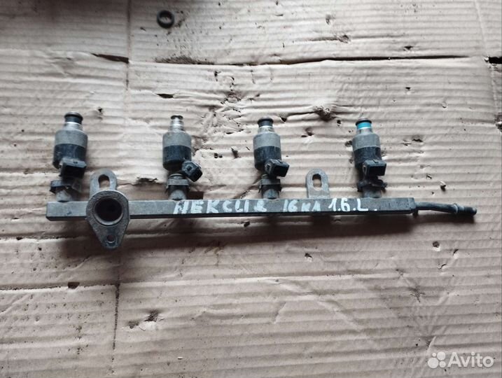 Топливная рампа с форсунками Nexia 16 Valve 1.6