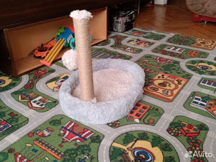 Лежанка когтеточка для кошек