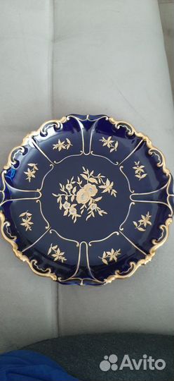 Антикварная немецкая тарелка