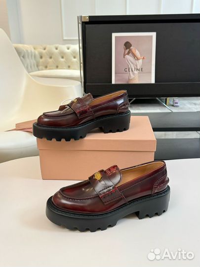 Лоферы Miu Miu