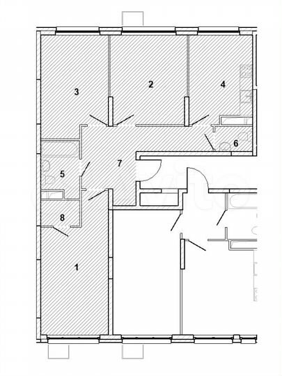 3-к. квартира, 82,2 м², 4/9 эт.