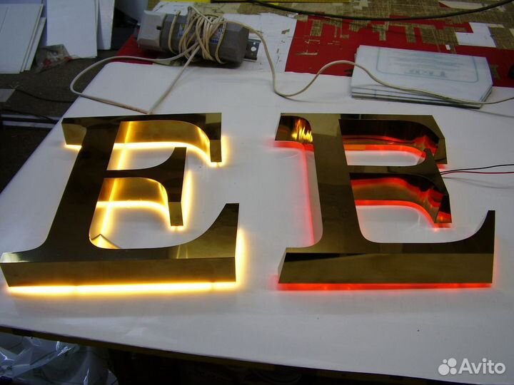 Объемные световые буквы