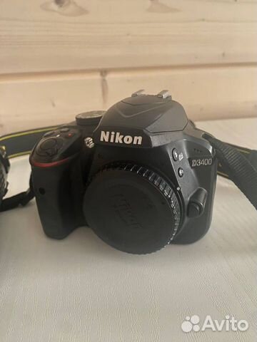 Фотоаппарат Nikon D3400 + объектив 18-55 mm объявление продам