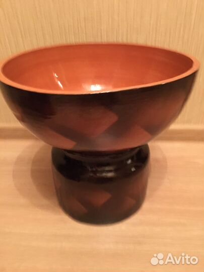 Кашпо-ваза напольное, керамика