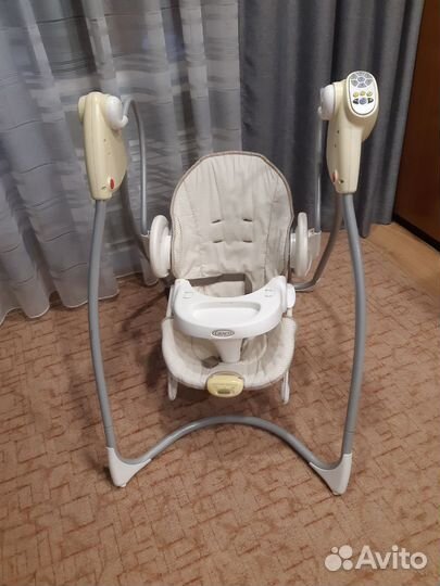 Детские электронные качели graco