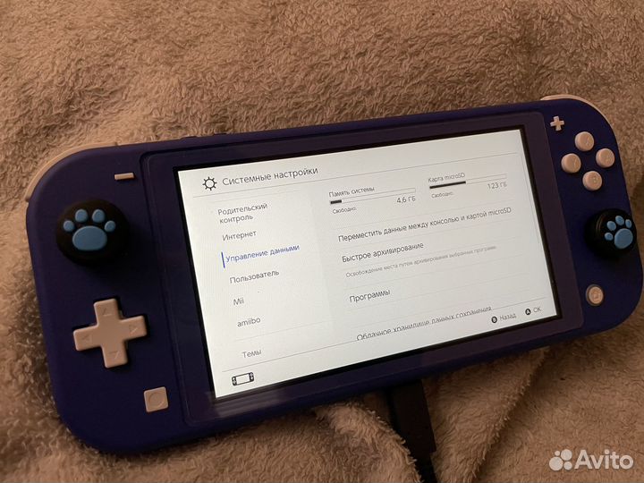 Nintendo switch lite прошитая новая 256sd