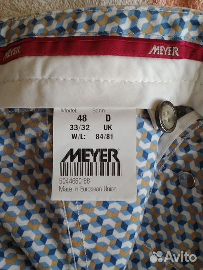 Мужские брюки-чинос Meyer(Германия),48,w33,L32