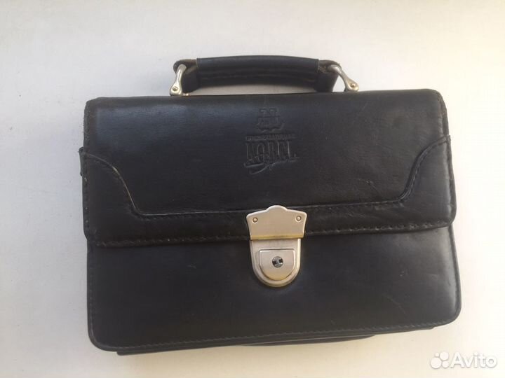 Барсетка кожаная мужская