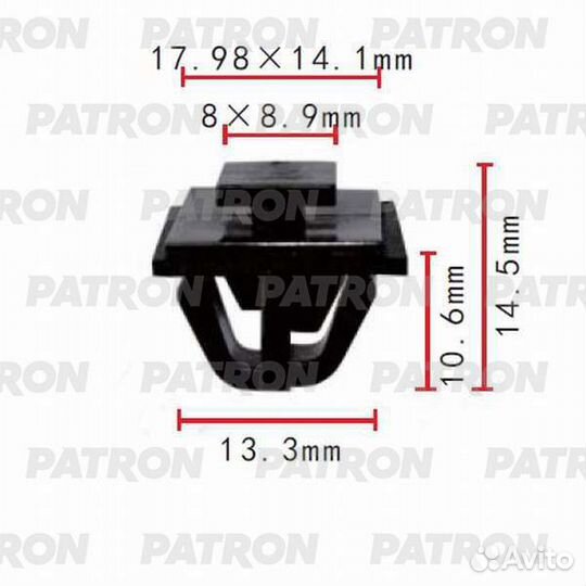 Patron P37-0117 Клипса пластмассовая Hyundai Kia п