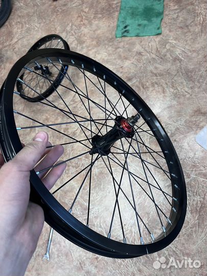 Переднее колесо на bmx 20