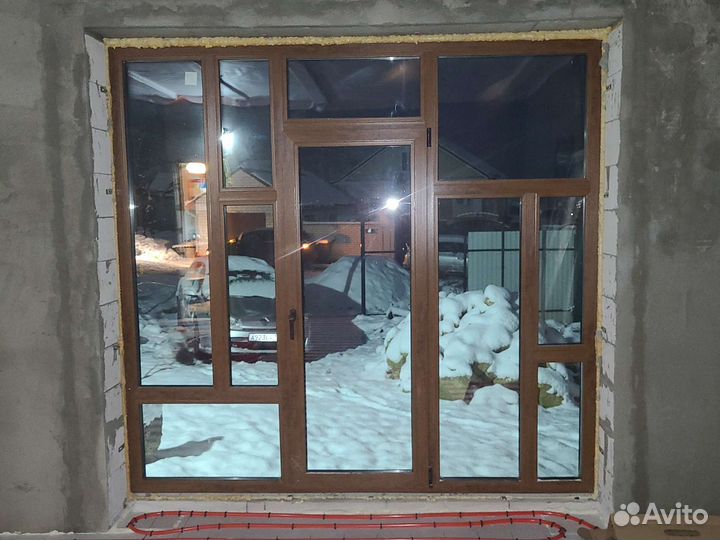 Пластиковые окна и двери новые