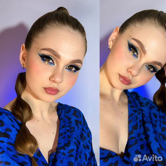 Макияж Локоны Афрокудри