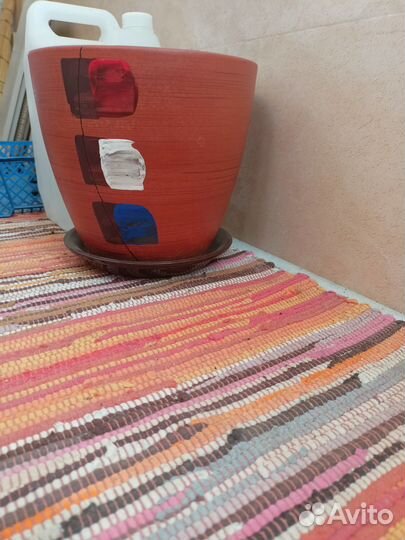 Продам большой керамический горшок