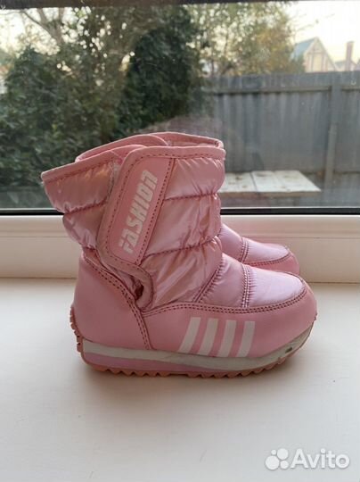 Сапожки для девочки утепленные