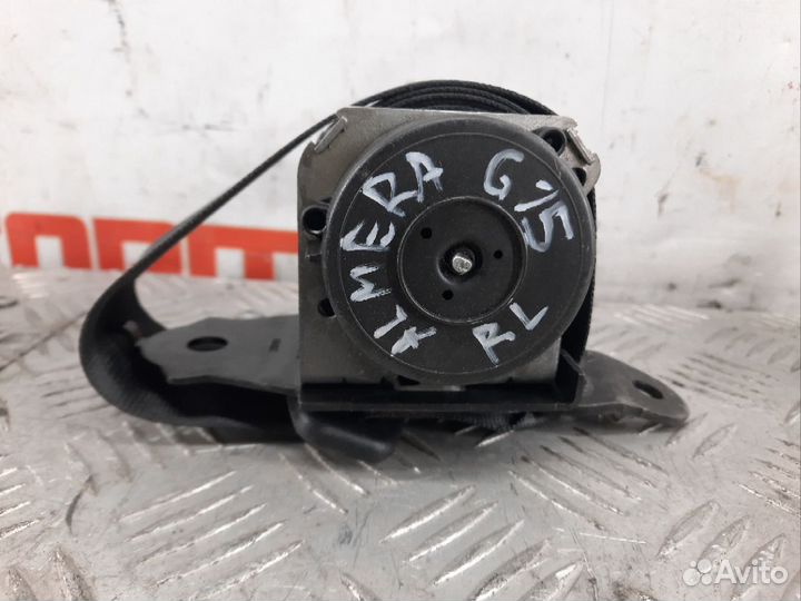 Ремень безопасности задний левый Ниссан Алмера G15