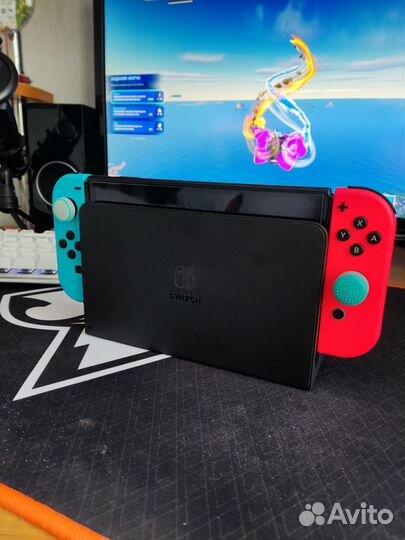 Nintendo switch oled 256гб прошитая набор