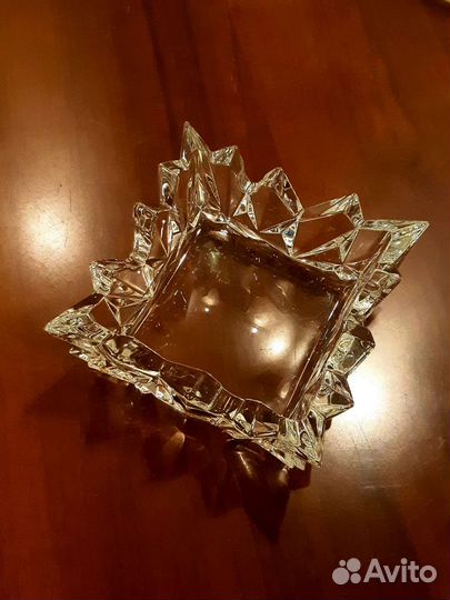 Хрустальная пепельница 